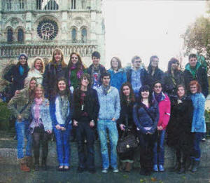 Friends' pupils sample city life in Paris as part of a recent Travel and Tourism trip.