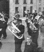 Hillsborough Brass Band on parade.