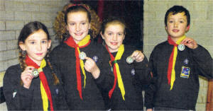 4th Lisburn (Friends School) who were second in the Lisburn & District Cub Expandite Shield contest