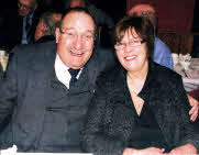 Harry Martin (Retired District Commander of the NI Fire & Rescue Service) with his wife Anna at the 'Centenary Dinner'.
