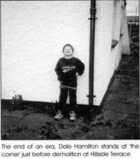 The end of an era, Dale Hamilton stands at 'the corner' just before demolition at Hillside Terrace