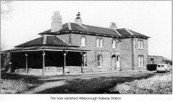 The now vanished Hillsborough Railway Station 