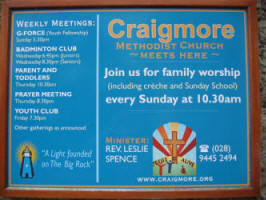 Notice Board at Craigmore Methodist Church, Aghalee.