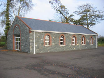 Ballymacbrennan School Hall, Lisburn, opened in October 2000.
