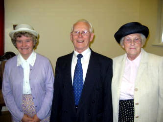 Dromore Christian Workers’ Union leaders L to R: Agnes Thompson, Will Pyper and Mrs Latimer. Missing from the photo - Sidney Cochrane.