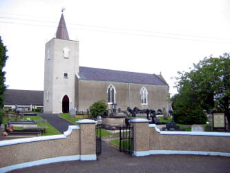 Holy Trinity, Aghalee, built about 1686.