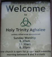 Holy Trinity, Aghalee Notice Board.