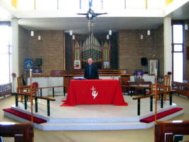 The Rev. David Boyland - Rector, pictured in St. Hilda’s Church, Kilmakee, Dunmurry.