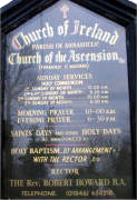 Church of the Ascension Noticeboard
