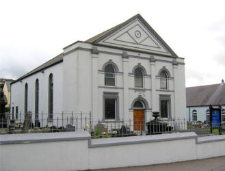Banbridge Road Presbyterian Church, Dromore, built in 1841 and renovated in 1954.