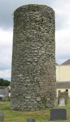 The round tower at Drumbo Presbyterian Church.