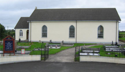 Drumlough Presbyterian Church, established in 1818.