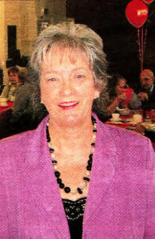 Mrs Hazel McCall at a Christian Aid Week lunch in Lisburn.