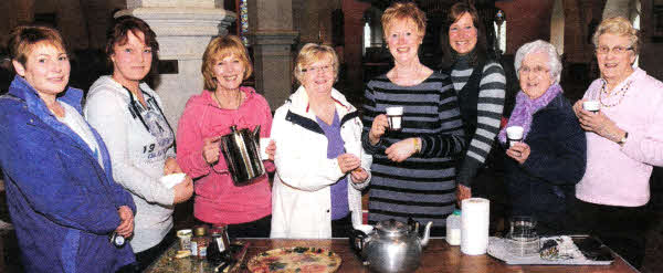 Ladies from Lambeg Parish Church who provided refreshments after the Lambeg Churches Good Friday Procession.