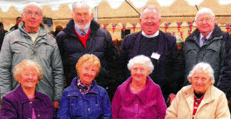 Canon Robert Howard and some members of Annahilt Parish pictured enjoying 'Picnic and Praise'.