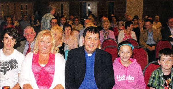 Rev David Turtle with his wife Pamela and children Stephen, Any and Sam at Trinity Methodist Church