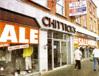 Chittick's has been a landmark in Lisburn's main shopping street for 75 years