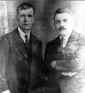 Stanley Knox's father William Knox (sitting) and his uncle John