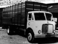 The Cumins' family butcher s AEC cattle truck (circa 1960).