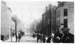 Railway Street in the late 19th century, with the Railway Hotel (today the Robins Nest) on the corner. 