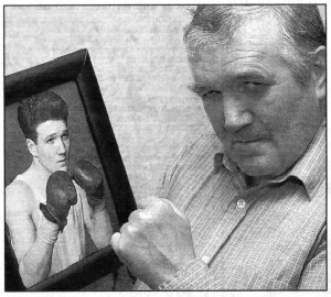 Former boxer Sam Lockhart pictured at home. US35-402PM Pic by Paul Murphy