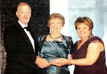 (L-R): Ronnie Orr, Public Health Agency, Helen Johnson, runner-up in the Public Health Award and Janice Smyth, Director of the RCN in Northern Ireland.