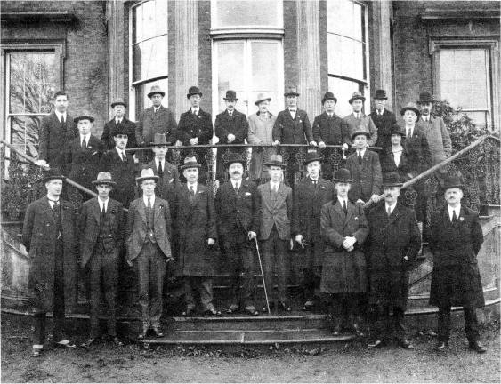 Members and officials of Lisburn Urban Council 